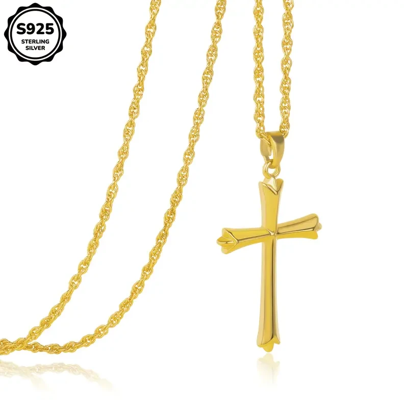 Fashion Cross Pendant Necklace for Men And Women