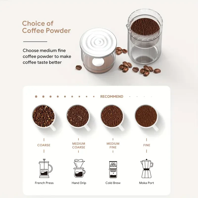 300ml High-Borosilicate Glass Cold Brew Coffee Dripper with Ice