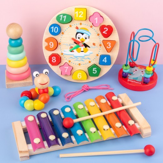 Orff Children's Eight-tone Piano Early Education Toys