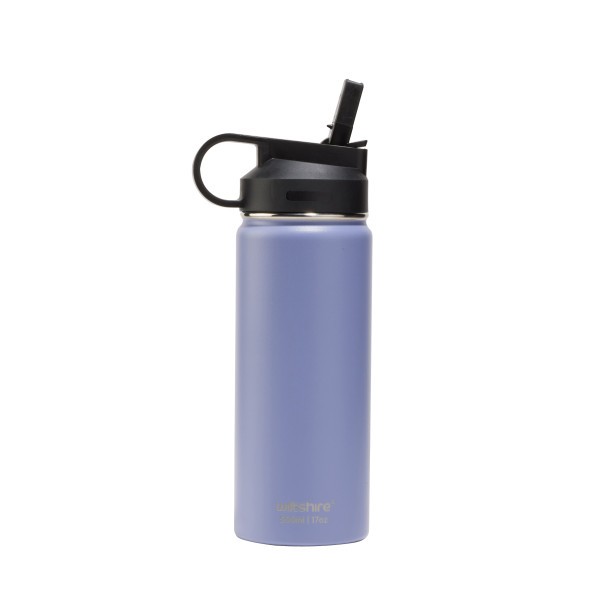 Stainless Steel Bottle Lilac 500ml - Wiltshire