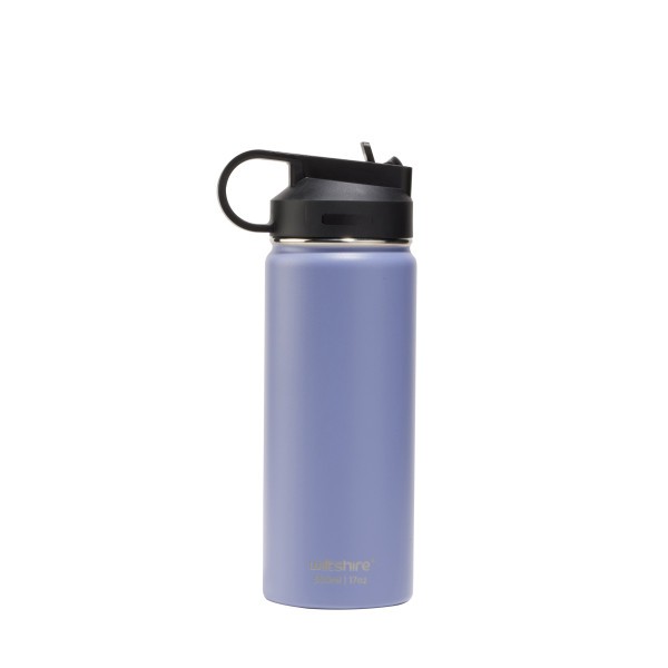 Stainless Steel Bottle Lilac 500ml - Wiltshire