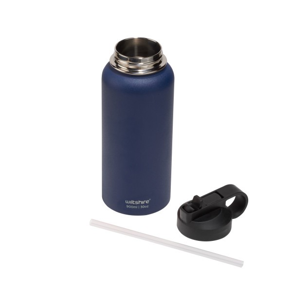 Stainless Steel Bottle Navy 900ml  - Wiltshire