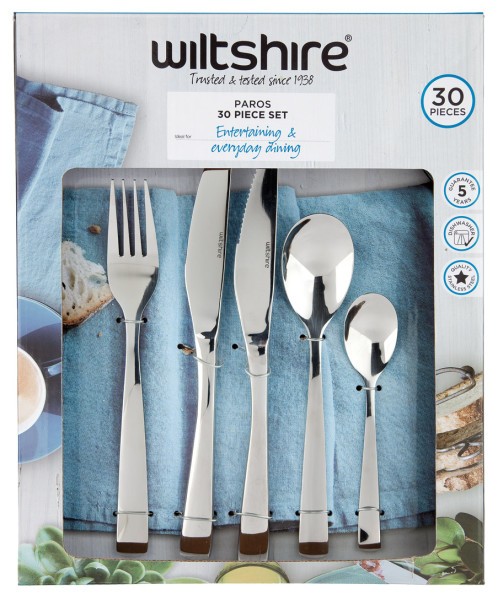 Paros Cutlery Set - 30piece - Wiltshire