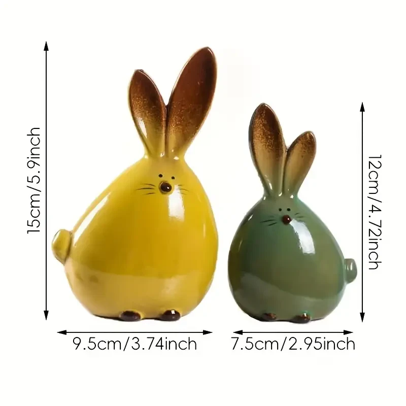 1pc Long Ears Bunny Home Decor