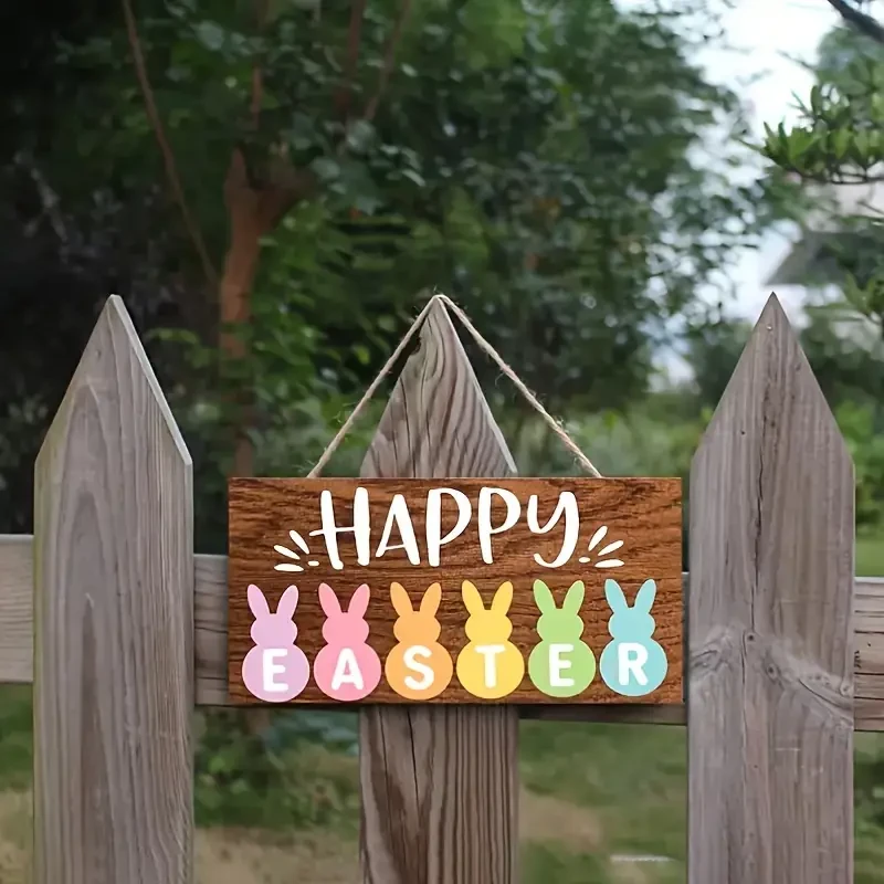 Happy Easter Bunny Welcome Sign
