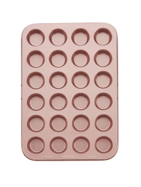 Rose Gold Mini Muffin Pan 24Cup  - Wiltshire