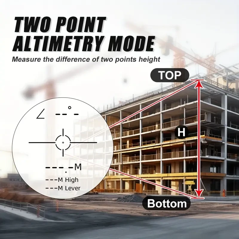 REVASRI 1000m Laser Distance Meter for Hunting & Outdoor Sports