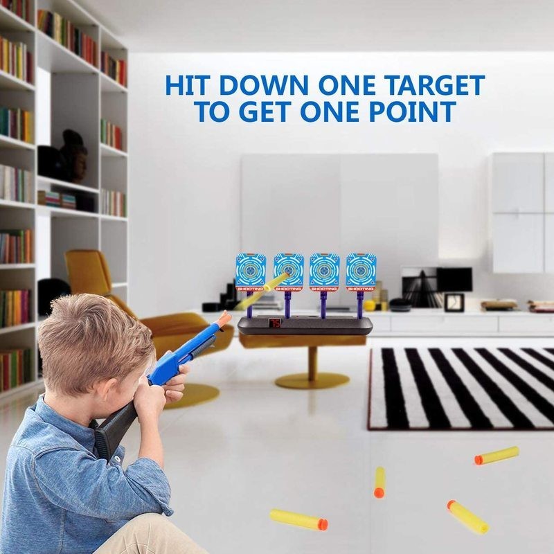 Shooting Target for Nerf Gun Electronic Scoring Auto Reset Targets