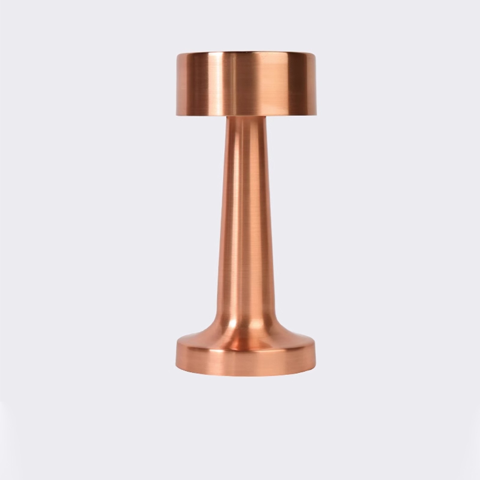 LED Cordless Desk Lamp - Touch Control and Rechargeable Modernist Art Deco Lamp with 3 Color Temperatures and Adjustable Brightness