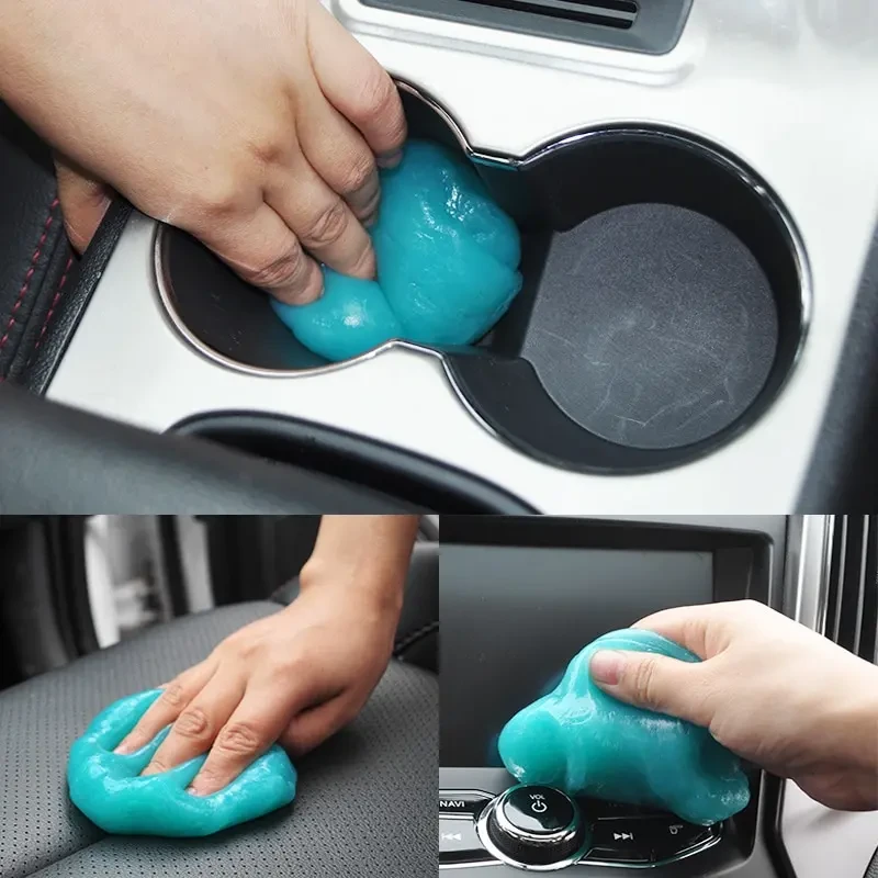 Car Interior Dust Remover Gel - Magic Cleaning Slime for Car Vents, Keyboards & More