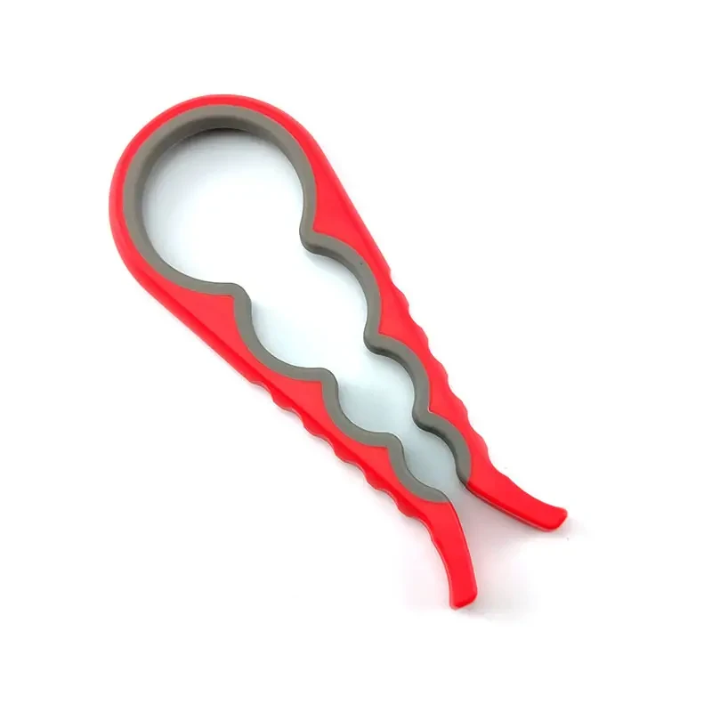 4-in-1 Can Opener with Ergonomic Non-Slip Handle - Versatile Tool for Kitchen & Beer