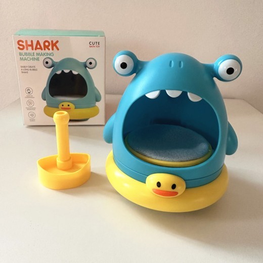Bubble Blowing Machine Shark Bathroom Bath Toys