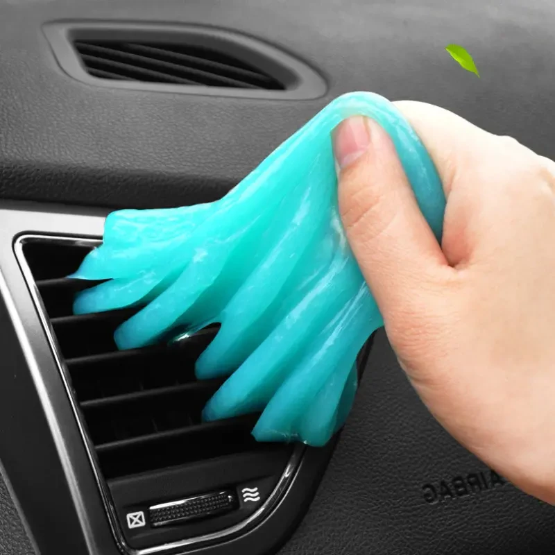 Car Interior Dust Remover Gel - Magic Cleaning Slime for Car Vents, Keyboards & More