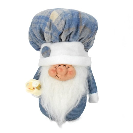 Blue Chef Elf Doll Gift Ornaments