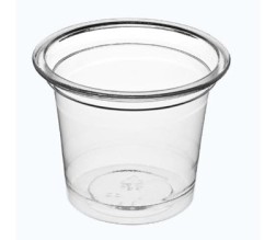 CUPS PORTION CLEAR 30ML 1OZ 100s/SLV (BONSON CV-PET-PC-1)
