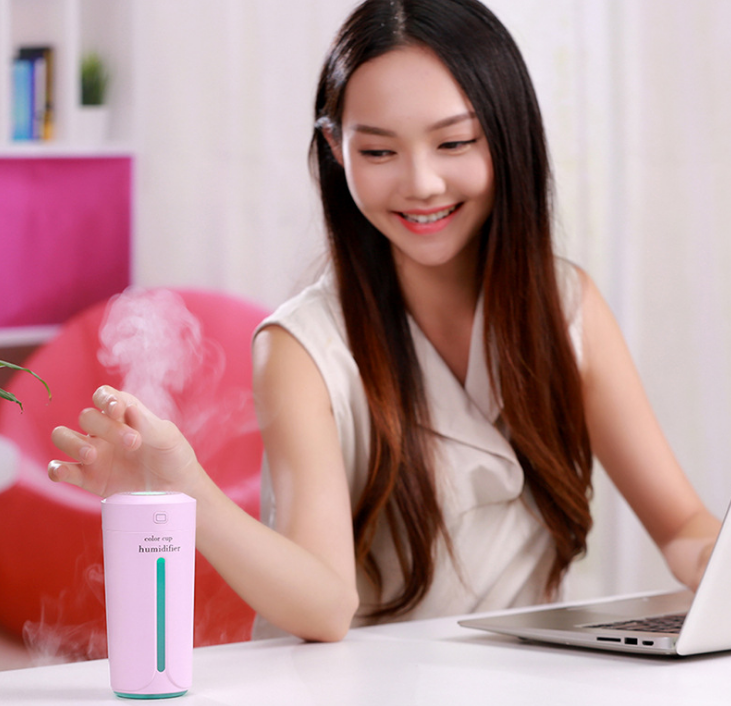 Wood Grain Aroma Diffuser Ultrasonic Wood Grain Humidifier