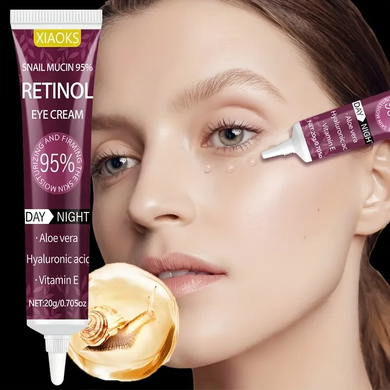 XIAOKS 20g Snail Mucin 96 Mucin Power Essence Retinol Eye Cream