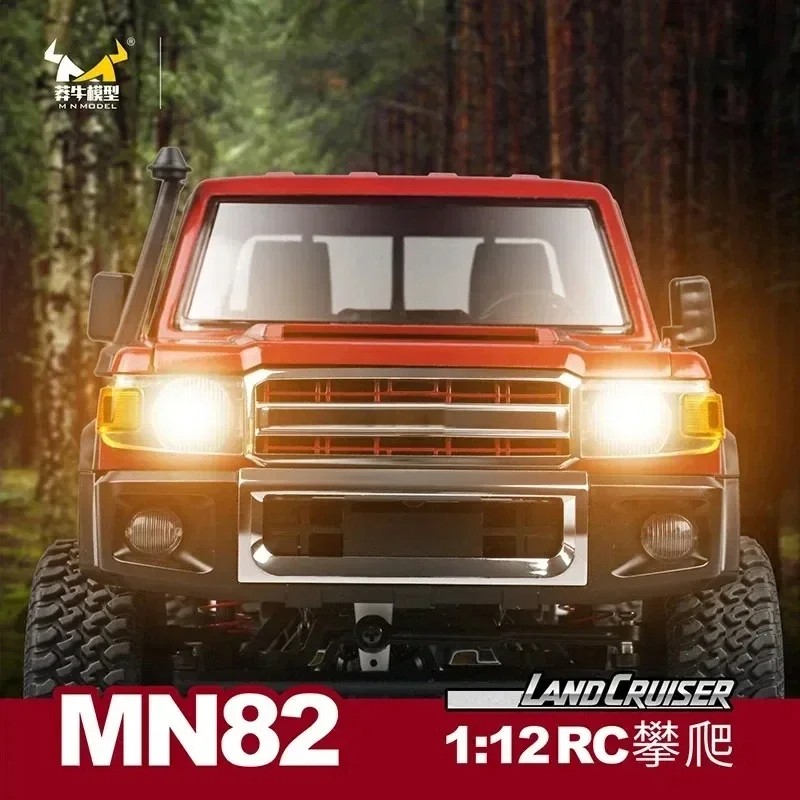 Full Scale RC Car MN82 1:12 2.4G 4WD Off-Road Crawler Pickup Truck