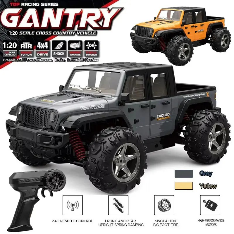 JJRC C8819 1:20 Wrangler 4WD RC Car with LED Lights