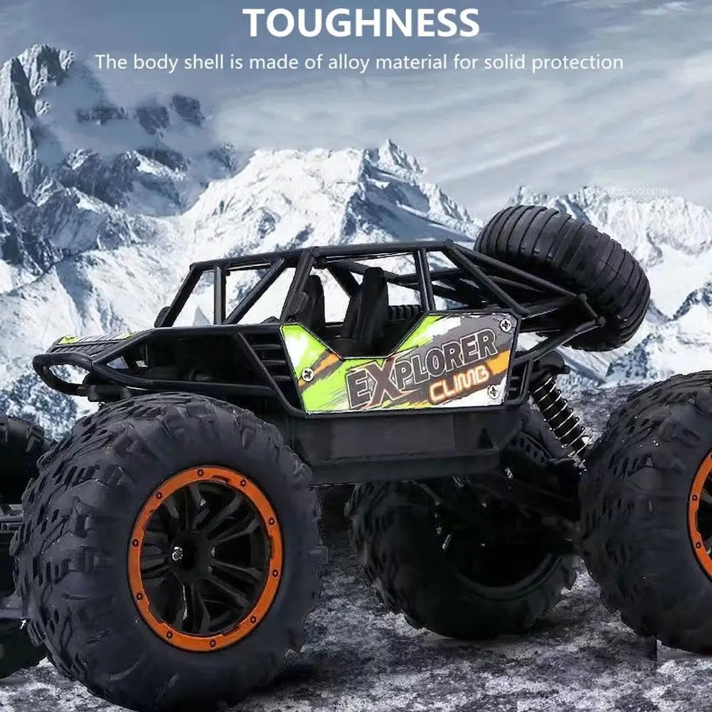 1:16 4WD RC Car with LED Lights  Off-Road Radio Remote Control Buggy Truck
