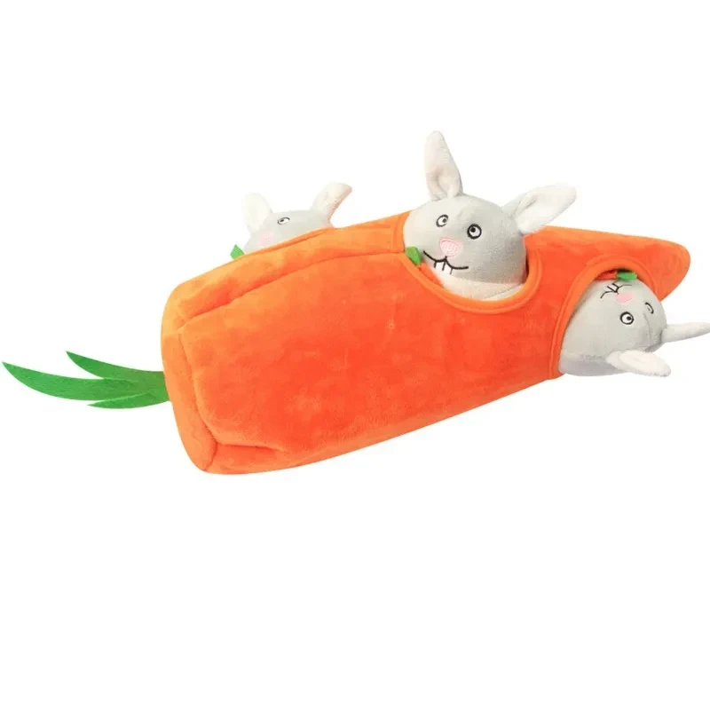 Pet voice toy carrot house