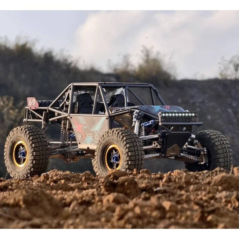 Capo U4 RC Car 1/8 Crawler RTR or KIT Model CD1582X  Remote Control Racing Vehicle with 2-Speed Transmission and Lights