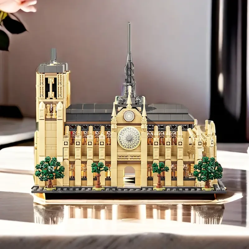 1757pcs World Famous Architecture de Paris Model Building Block
