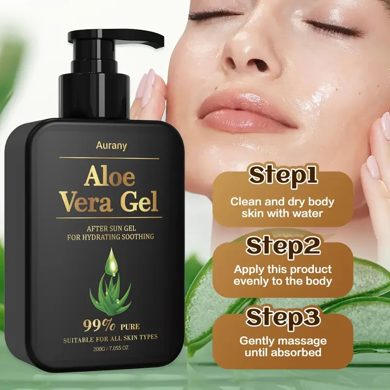 AURANY Aloe Vera Gel & After Sun Care