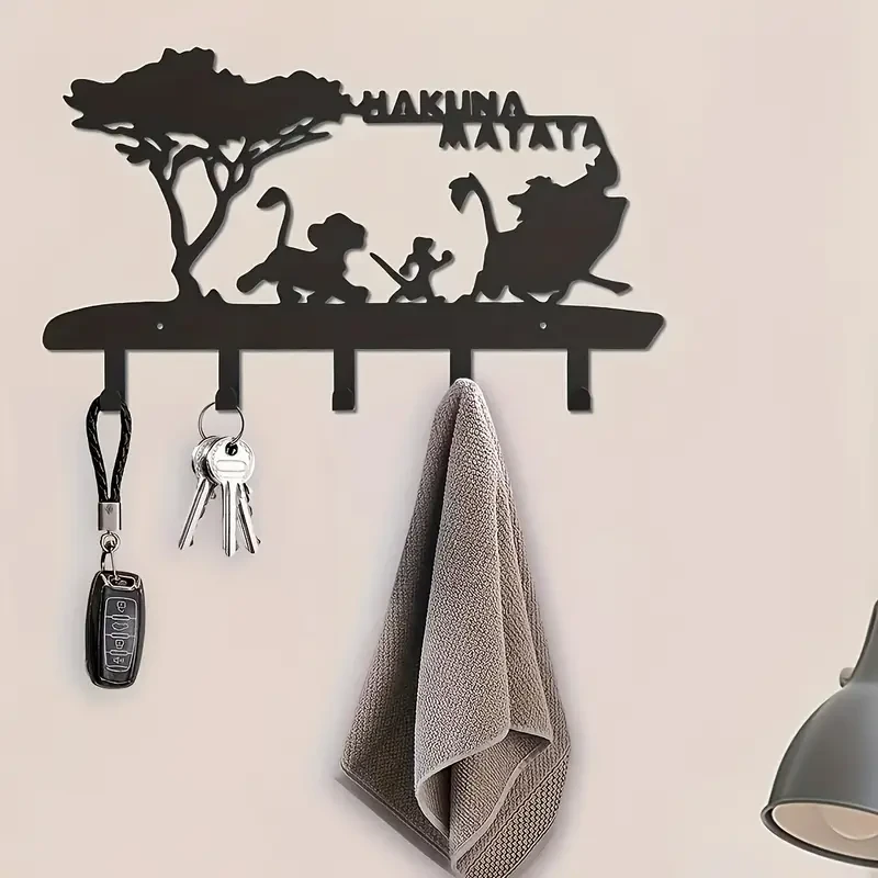 Multifunctional Metal Keychain and Clothes Hanger