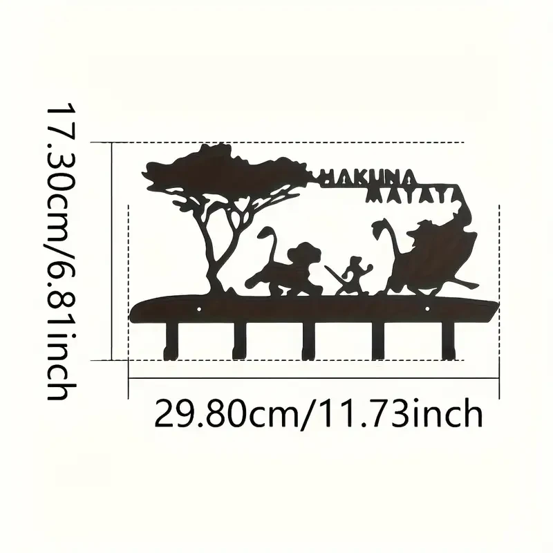 Multifunctional Metal Keychain and Clothes Hanger