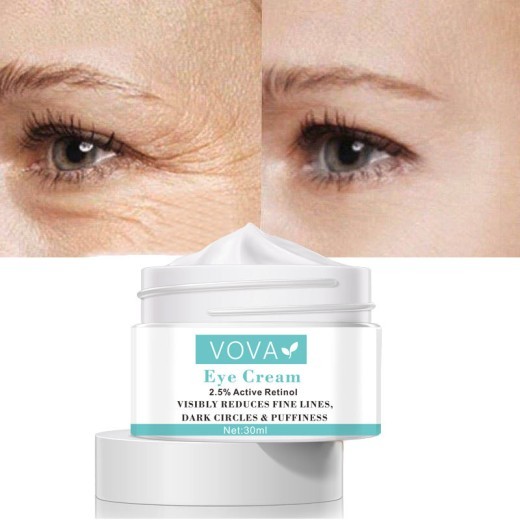 Cross-Border Vova Wrinkle Reduction Eye Cream, Fat Particles To Reduce Dark Eyes And Fine Lines, Eye Bags And Eye Cream