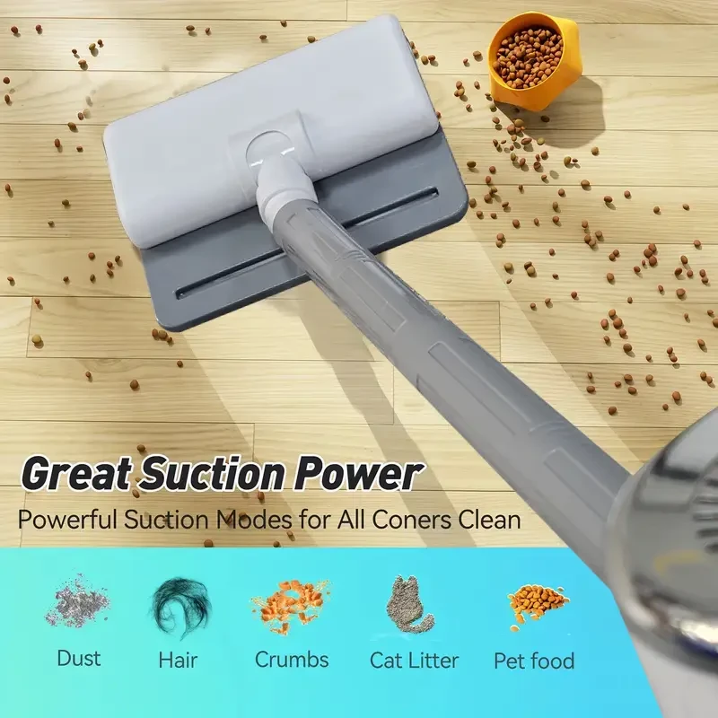 JKUOO Cordless Vacuum Cleaner with Adjustable Length