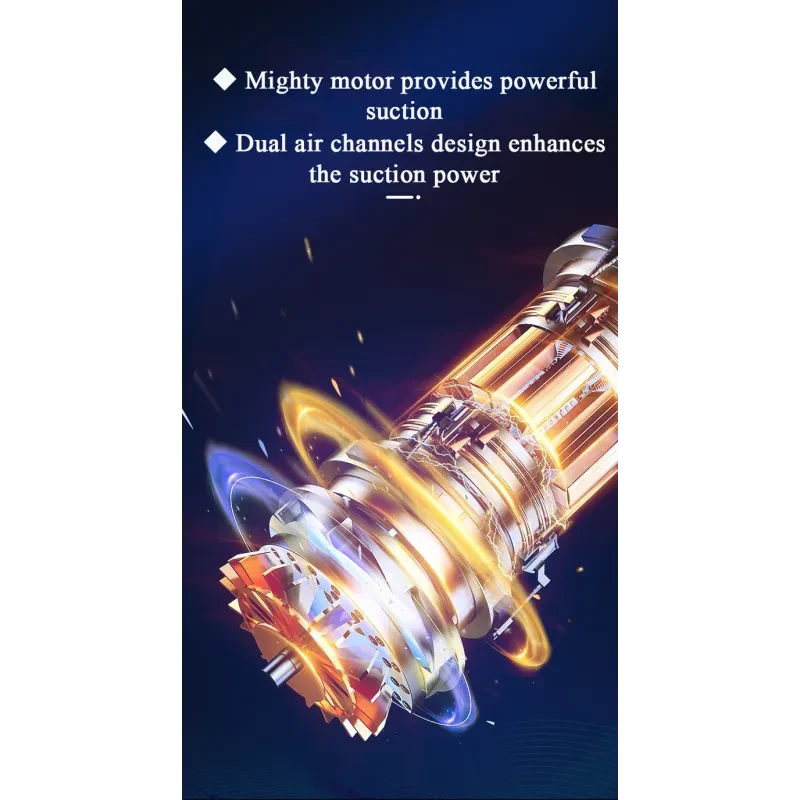 Mini Car Vacuum Cleaner Powerful Cleaning Machine Car Accessories Home Auto Robot Wireless Cleaner Home Appliance Strong Suction