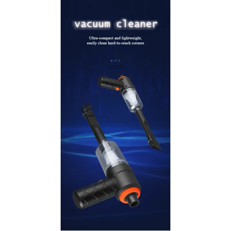 Mini Car Vacuum Cleaner Powerful Cleaning Machine Car Accessories Home Auto Robot Wireless Cleaner Home Appliance Strong Suction