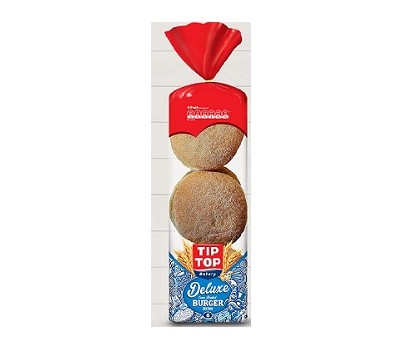 BUNS BURGER CORN DUSTED 5.5 INCH 6s/PKT (TIP TOP 4711) [FZN]