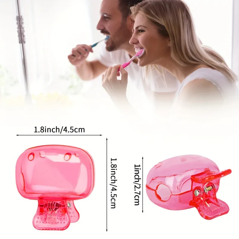 Toothbrush Storage Clip Travel Essential Protective Cap