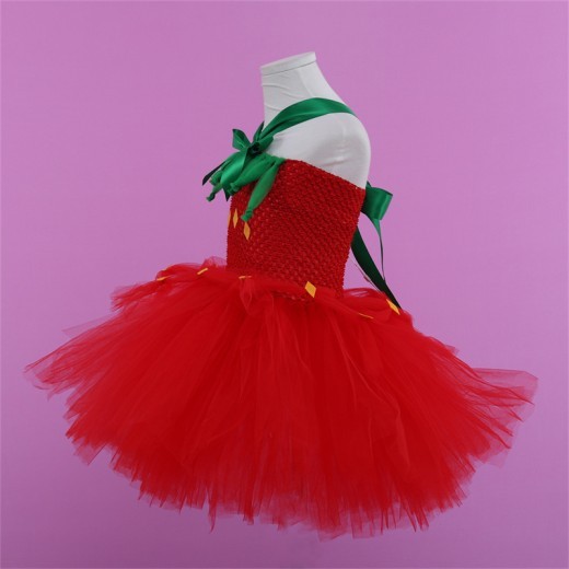 Children's Birthday Girls' Red Princess Dress