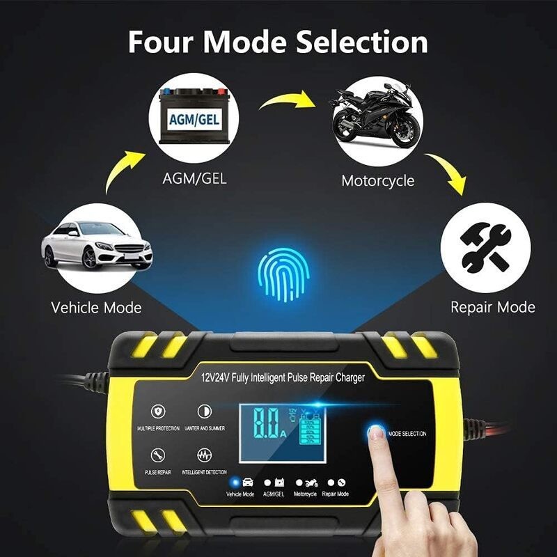 Smart 8A Car Battery Charger