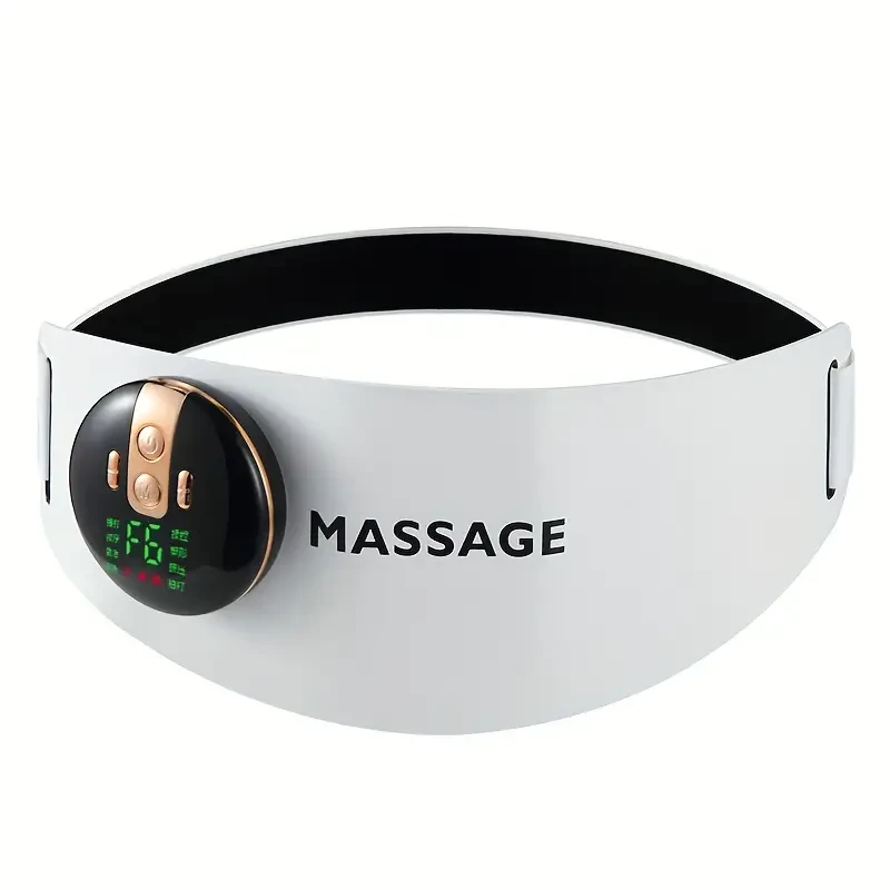 1pc Thermoplastic Elastomer Massage Belt with Heat and Vibration