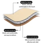 Plush Car Seat Cushion