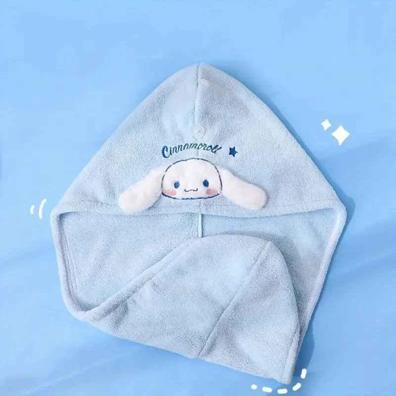 1pc Sanrio Cinnamoroll Microfiber Hair Towel Wrap