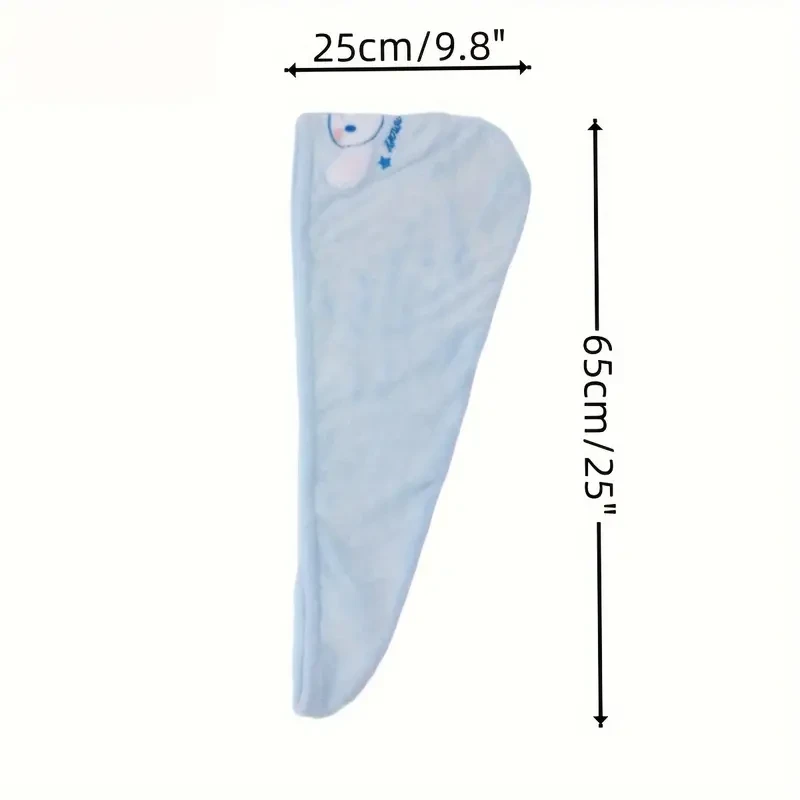 1pc Sanrio Cinnamoroll Microfiber Hair Towel Wrap