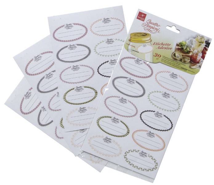Set 30 Quattro Stagioni Stickers - Bormioli Rocco