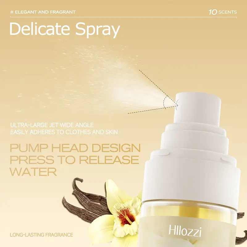 Hllozzi Vanilla Body Mist, 3.38 fl.oz