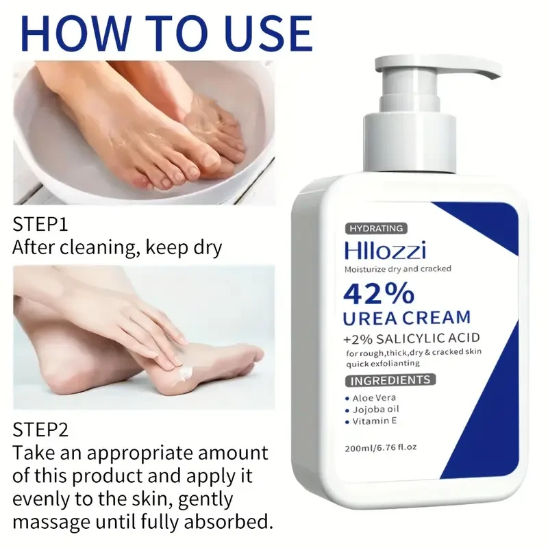 Hllozzi Urea Cream 42% with Salicylic Acid 2%