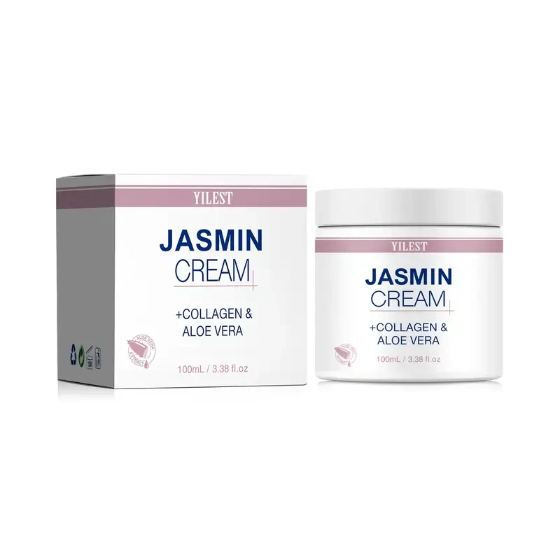 2pcs YILEST Jasmine Eye Cream with Hyaluronic Acid, Collagen & Aloe Vera
