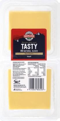 Cheese Slices Tasty Natural