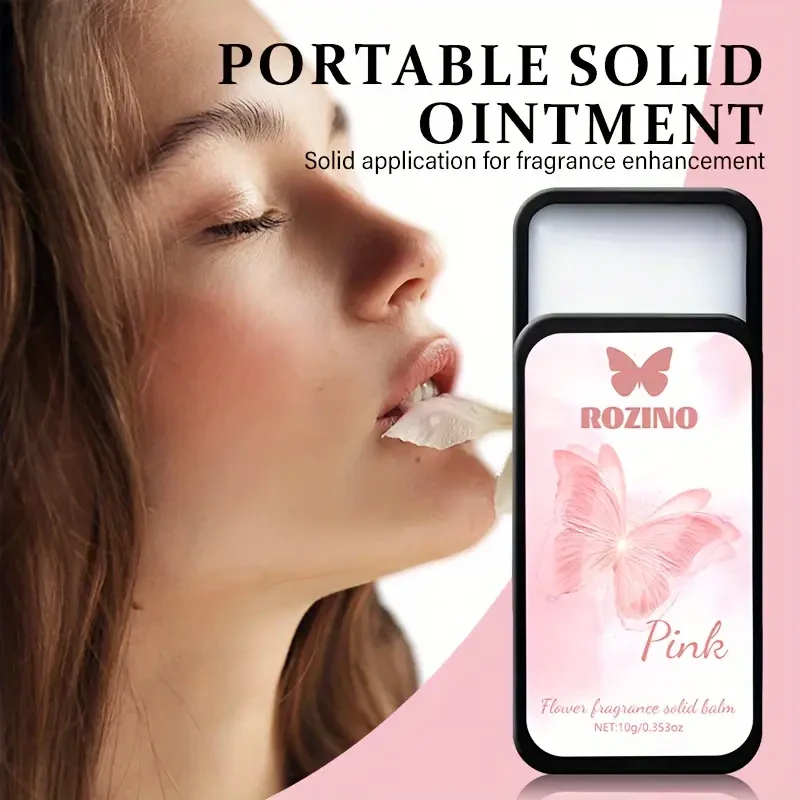 ROZINO Pink Floral Scented Solid Perfume for Women