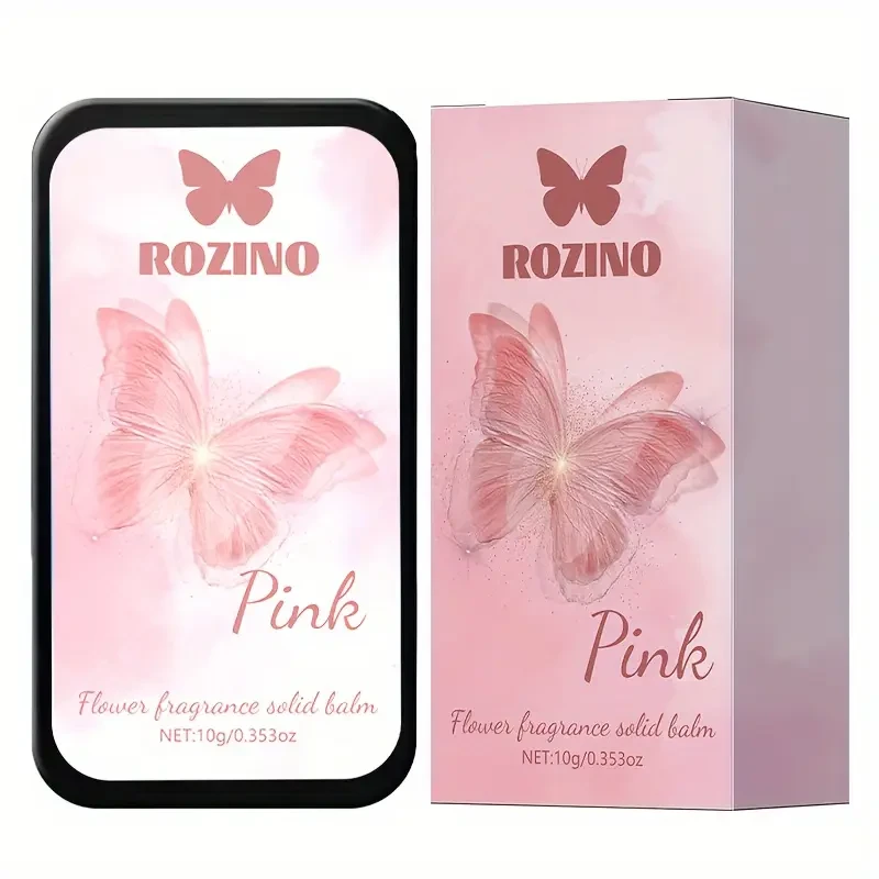ROZINO Pink Floral Scented Solid Perfume for Women