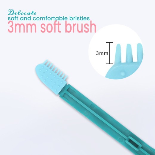 Friendly Kitten Rub Handheld Cat Eye Wipe Rub Poo Brush Cleaning